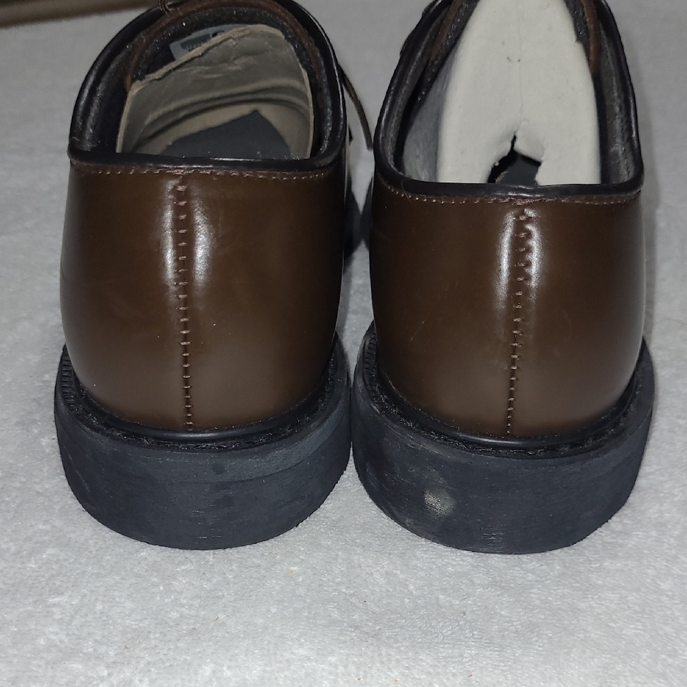 Capps Brown Leather Oxfords Size 9 Womans - Picture 5 of 8